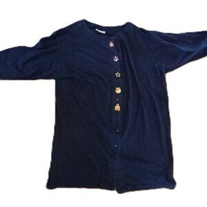 Val Mode Blue Women’s Lingerie Top Large